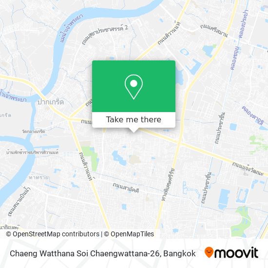 Chaeng Watthana Soi Chaengwattana-26 map