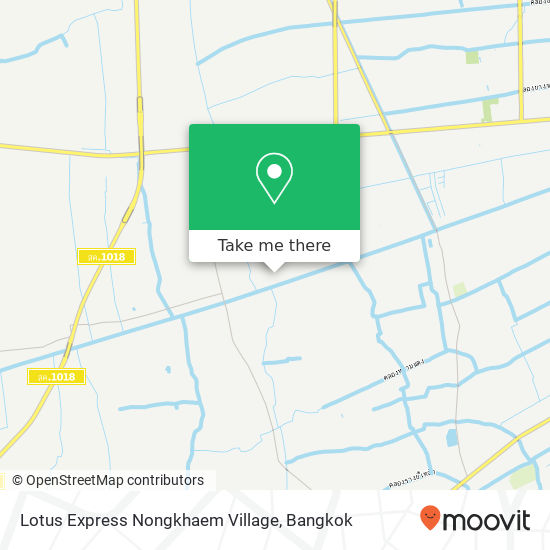 Lotus Express Nongkhaem Village map