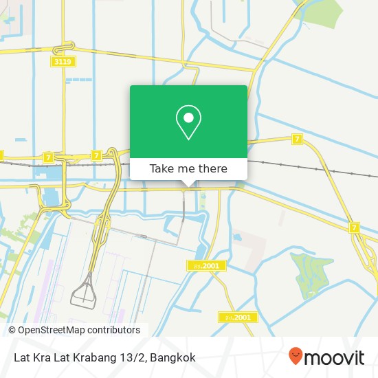 Lat Kra Lat Krabang 13/2 map