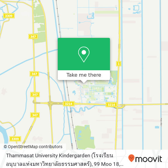 Thammasat University Kindergarden (โรงเรียนอนุบาลแห่งมหาวิทยาลัยธรรมศาสตร์), 99 Moo 18, Phaholyothin Rd. map