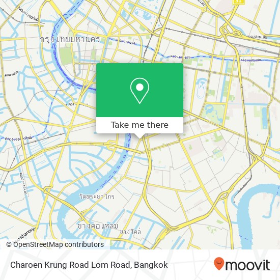 Charoen Krung Road Lom Road map
