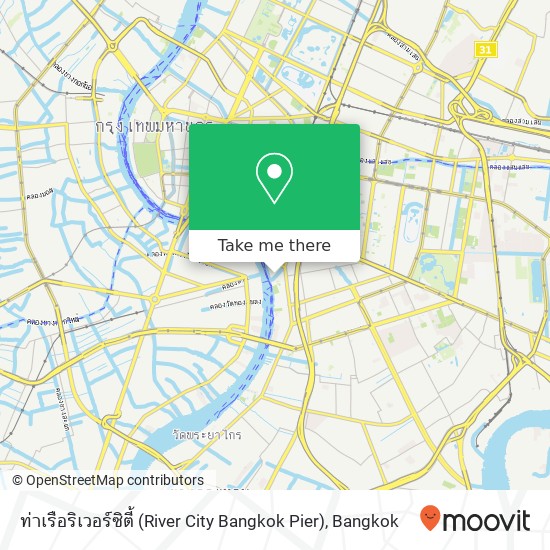 ท่าเรือริเวอร์ซิตี้ (River City Bangkok Pier) map