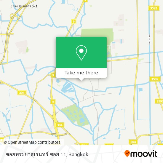 ซอยพระยาสุเรนทร์ ซอย 11 map