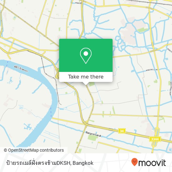 ป้ายรถเมล์ฝั่งตรงข้ามDKSH map