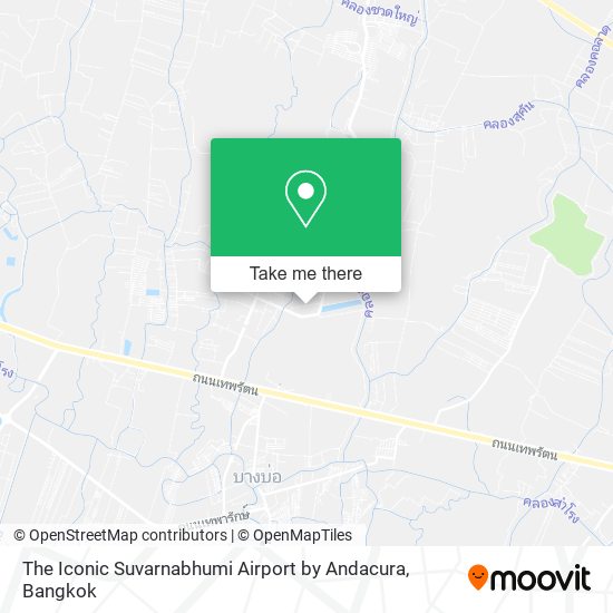 The Iconic Suvarnabhumi Airport by Andacura map
