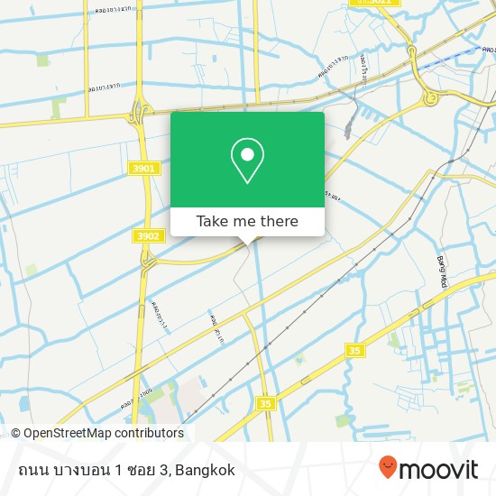 ถนน บางบอน 1 ซอย 3 map