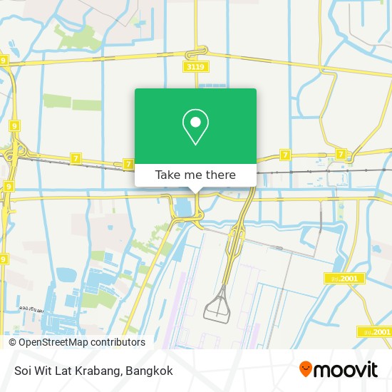 Soi Wit Lat Krabang map