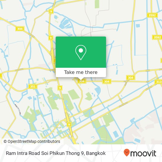 Ram Intra Road Soi Phikun Thong 9 map