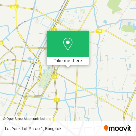 Lat Yaek Lat Phrao 1 map