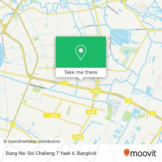 Bang Na- Soi Chalieng 7 Yaek 6 map