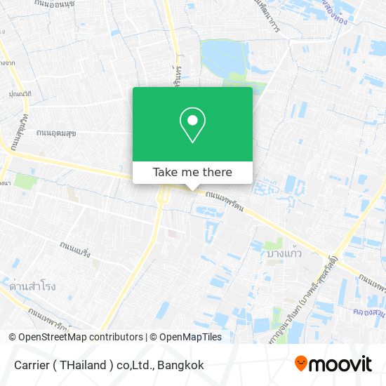 Carrier ( THailand ) co,Ltd. map