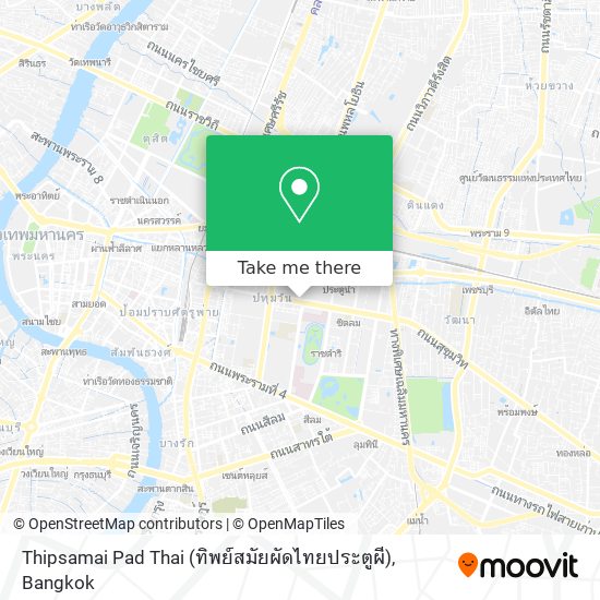 Thipsamai Pad Thai (ทิพย์สมัยผัดไทยประตูผี) map