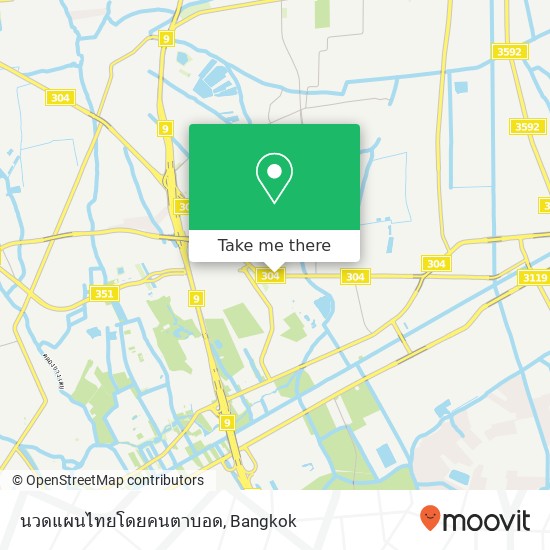 นวดแผนไทยโดยคนตาบอด map