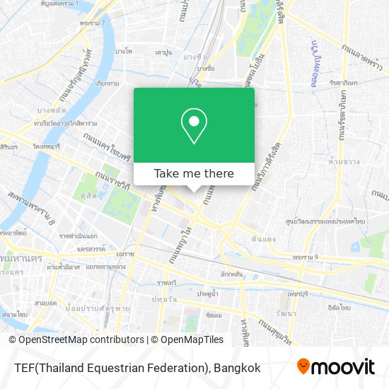 TEF(Thailand Equestrian Federation) map