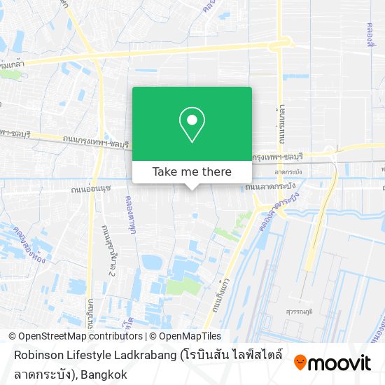 Robinson Lifestyle Ladkrabang (โรบินสัน ไลฟ์สไตล์ ลาดกระบัง) map