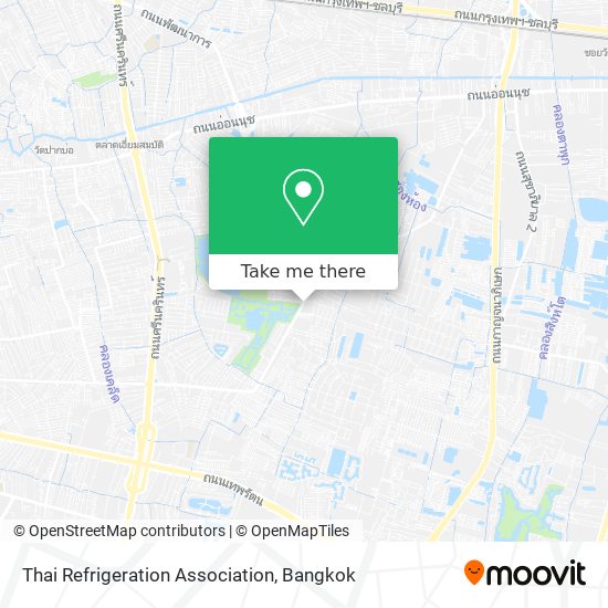 Thai Refrigeration Association map