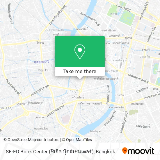 SE-ED Book Center (ซีเอ็ด บุ๊คส์เซนเตอร์) map