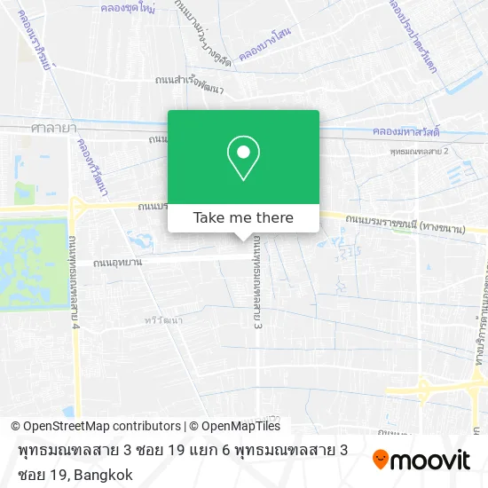 พุทธมณฑลสาย 3 ซอย 19 แยก 6 พุทธมณฑลสาย 3 ซอย 19 map
