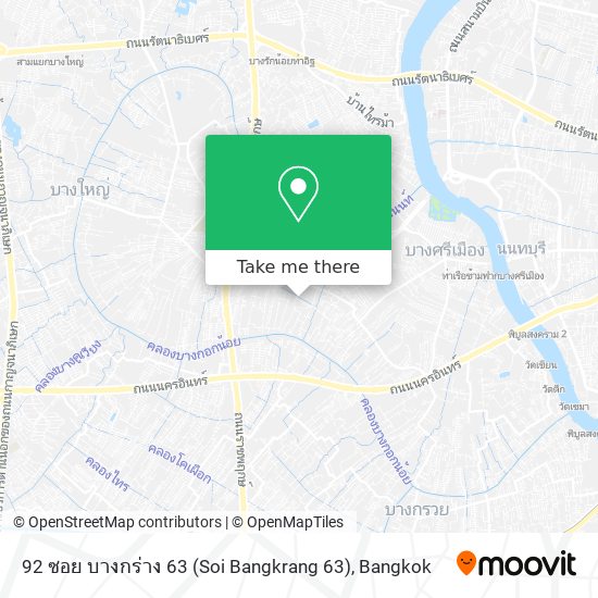 92 ซอย บางกร่าง 63 (Soi Bangkrang 63) map