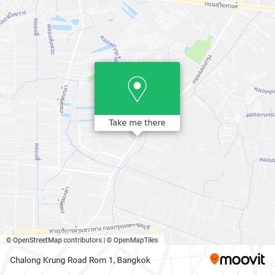 Chalong Krung Road Rom 1 map