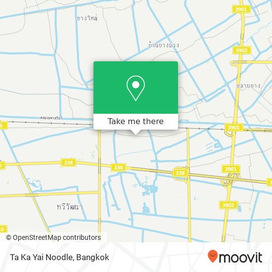 Ta Ka Yai Noodle, Sala Thammasop 22 map