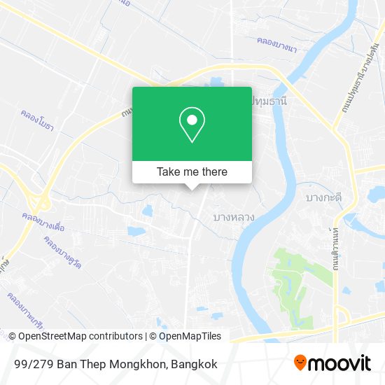 99/279 Ban Thep Mongkhon map