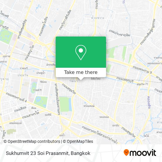 Sukhumvit 23 Soi Prasanmit map