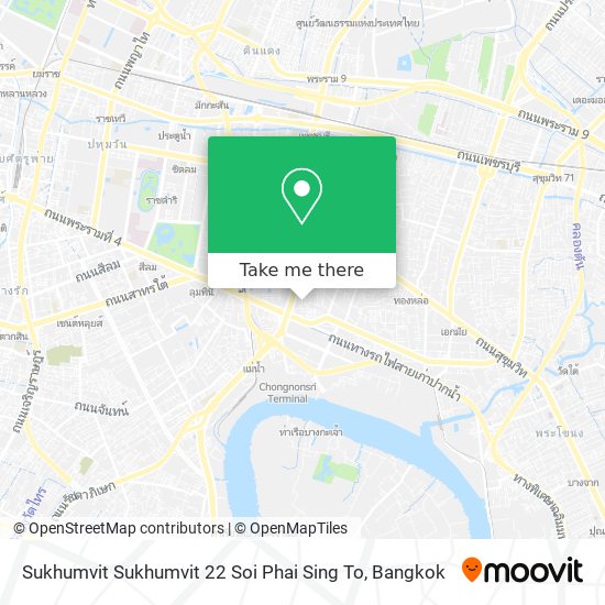 Sukhumvit Sukhumvit 22 Soi Phai Sing To map