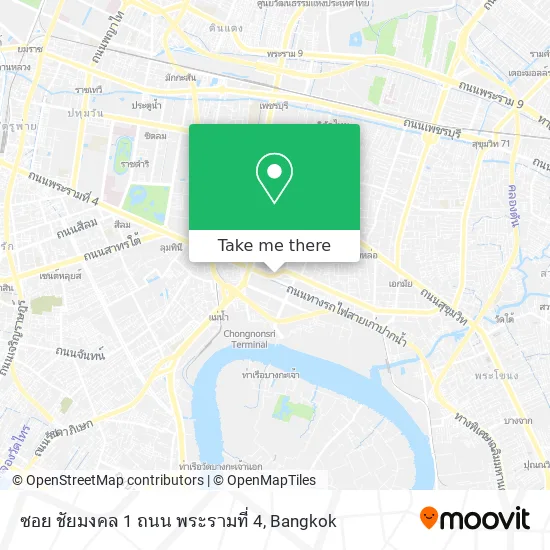 ซอย ชัยมงคล 1 ถนน พระรามที่ 4 map