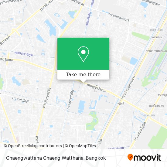 Chaengwattana Chaeng Watthana map