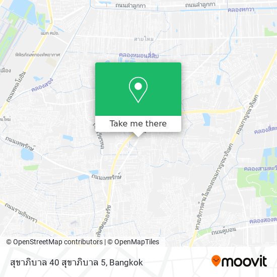 สุขาภิบาล 40 สุขาภิบาล 5 map