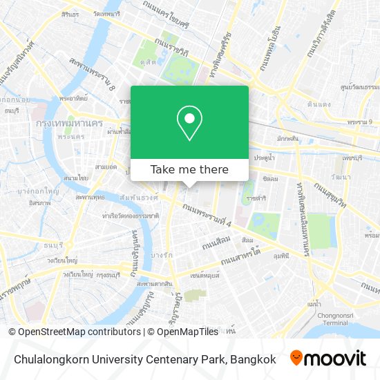Chulalongkorn University Centenary Park map