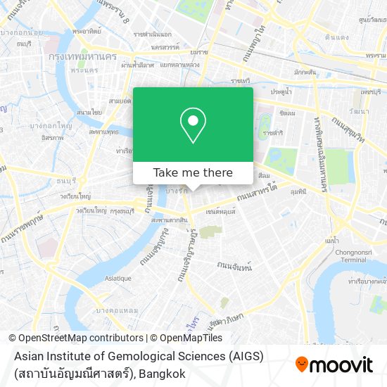 Asian Institute of Gemological Sciences (AIGS) (สถาบันอัญมณีศาสตร์) map