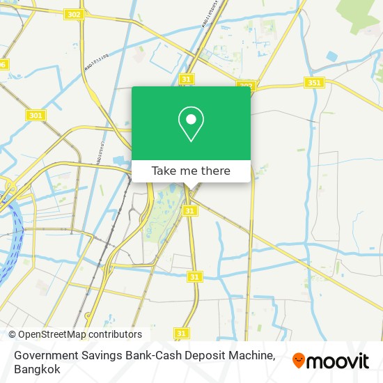 Government Savings Bank-Cash Deposit Machine map