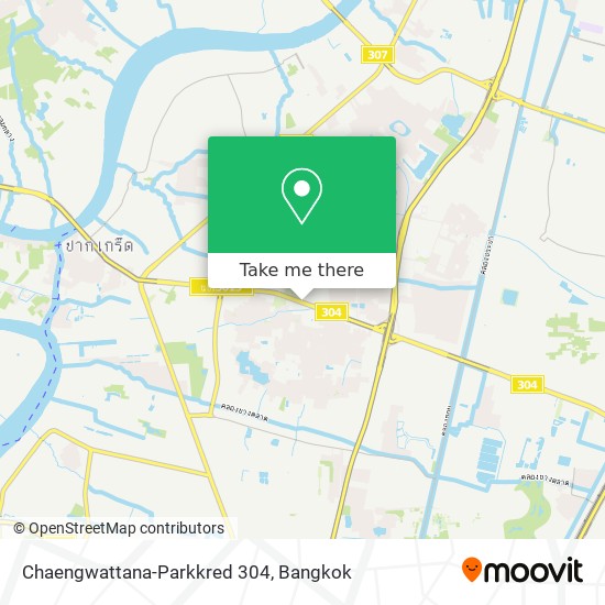 Chaengwattana-Parkkred 304 map