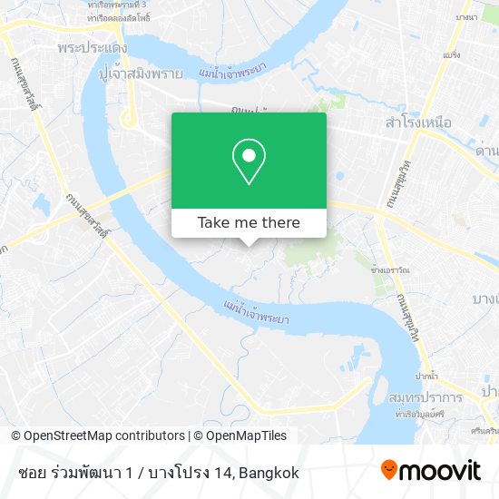 ซอย ร่วมพัฒนา 1 / บางโปรง 14 map