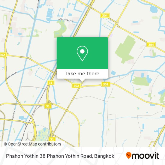 Phahon Yothin 38 Phahon Yothin Road map