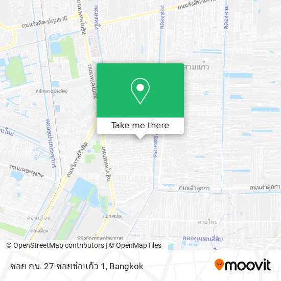 ซอย กม. 27 ซอยช่อแก้ว 1 map