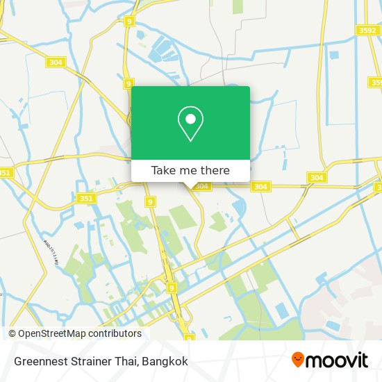 Greennest Strainer Thai map