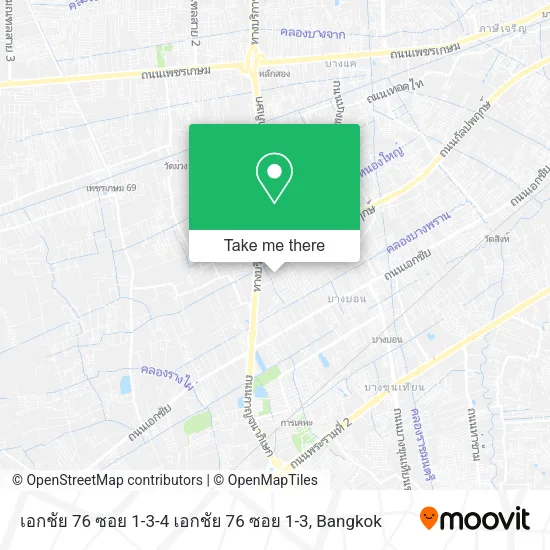 เอกชัย 76 ซอย 1-3-4 เอกชัย 76 ซอย 1-3 map