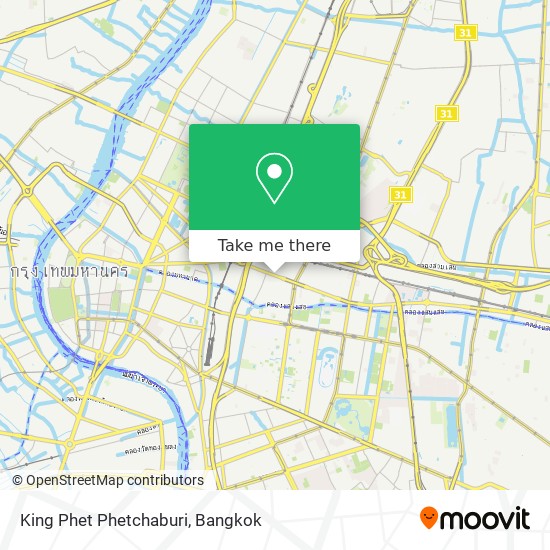 King Phet Phetchaburi map