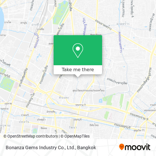 Bonanza Gems Industry Co., Ltd. map