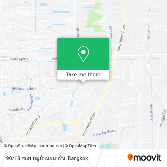 90/18 ซอย หมู่บ้านธนาริน map