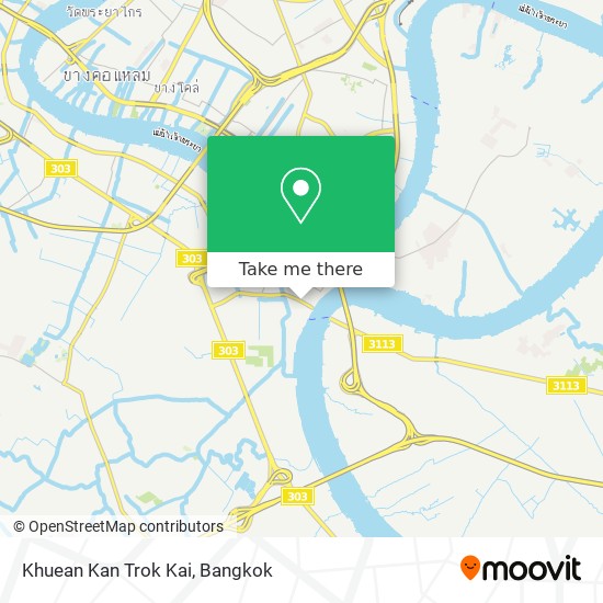 Khuean Kan Trok Kai map