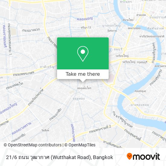 21 / 6 ถนน วุฒากาศ (Wutthakat Road) map