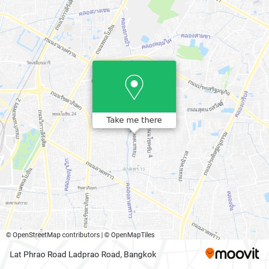 Lat Phrao Road Ladprao Road map
