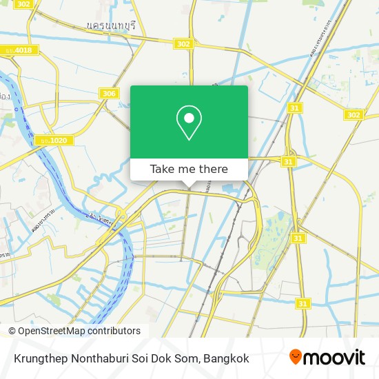 Krungthep Nonthaburi Soi Dok Som map