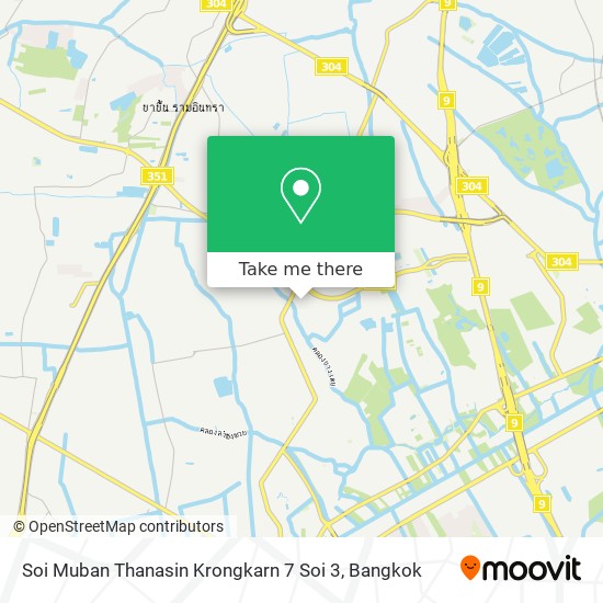 Soi Muban Thanasin Krongkarn 7 Soi 3 map