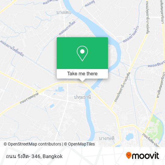 ถนน รังสิต- 346 map
