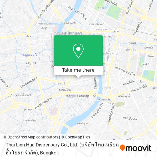 Thai Lien Hua Dispensary Co., Ltd. (บริษัท ไทยเหลียนฮั้ว โอสถ จำกัด) map